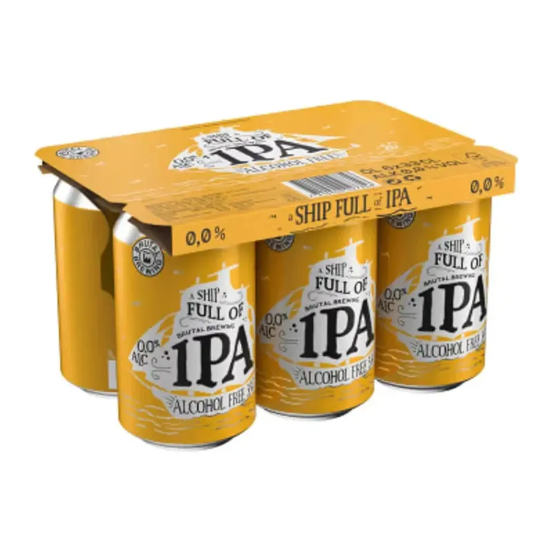 Brutal Brewing Öl Ship Full of IPA alkoholfri - Alcohol - free beer 6x33cl