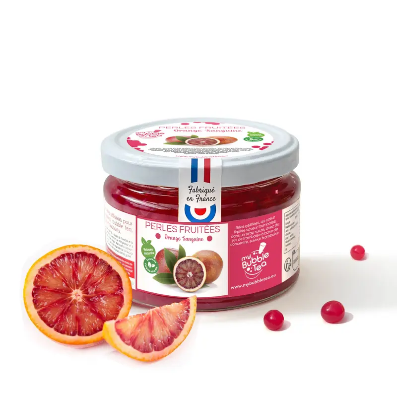 Bubble Tea Blutorangen Fruchtperlen 240g