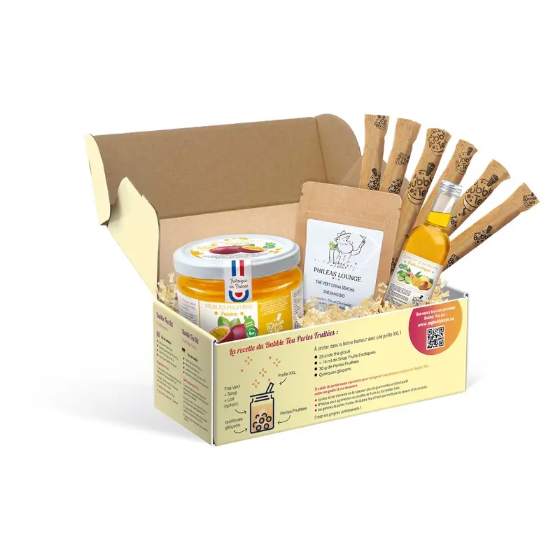 Bubble Tea Set Passionsfrucht – 6 Portionen zum Selber machen