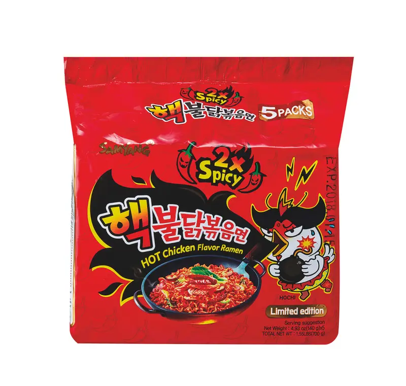 Buldak Hot Chicken Flavor Ramen 2 x spicy 5x140g