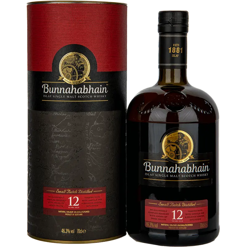 Bunnahabhain 12 Year Single Malt Whisky 46.3%