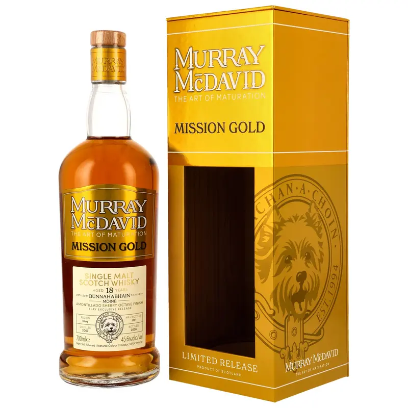 Bunnahabhain Moine 2007/2026 - 18 y.o. - Amontillado Sherry Octave Cask Finish #2510049 - Murray McDavid