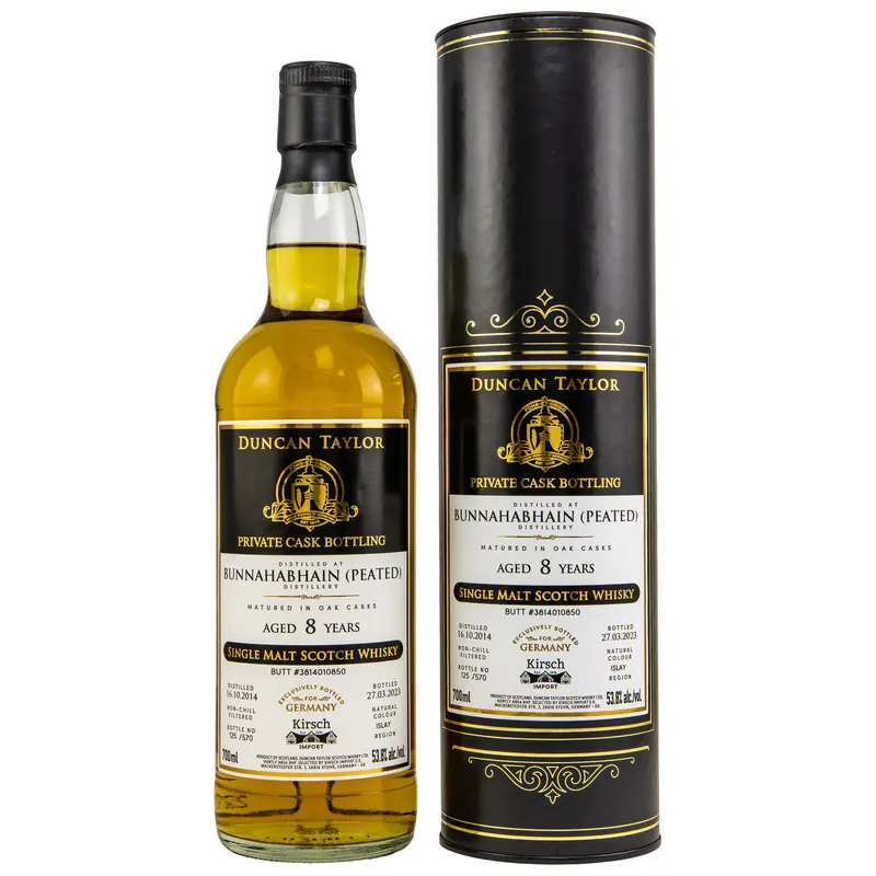 Bunnahabhain Peated 2014/2023 - 8 y.o. - #3814010850 - (Duncan Taylor)