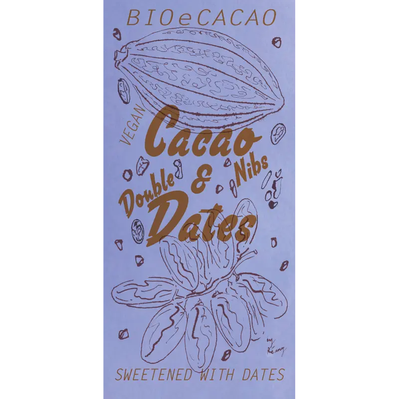 Cacao & Double Dates Cacao Nibs (90g), Kakao