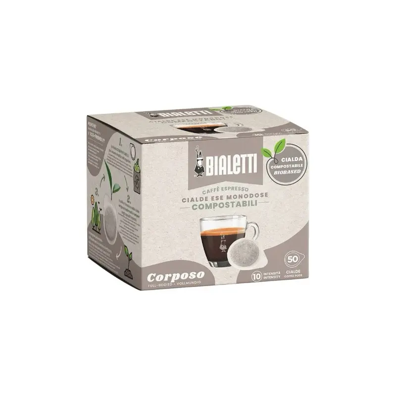 Caffè Bialetti Kaffeepads Espresso Corposo 50 Kaffeepads