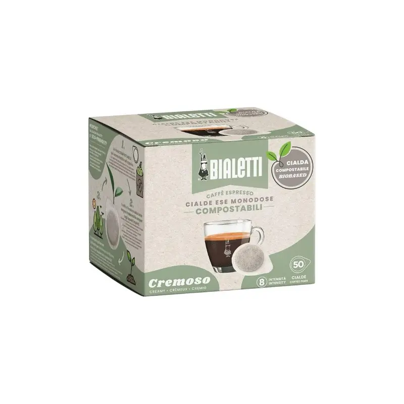 Caffè Bialetti Kaffeepads Espresso Cremig 50 Pads