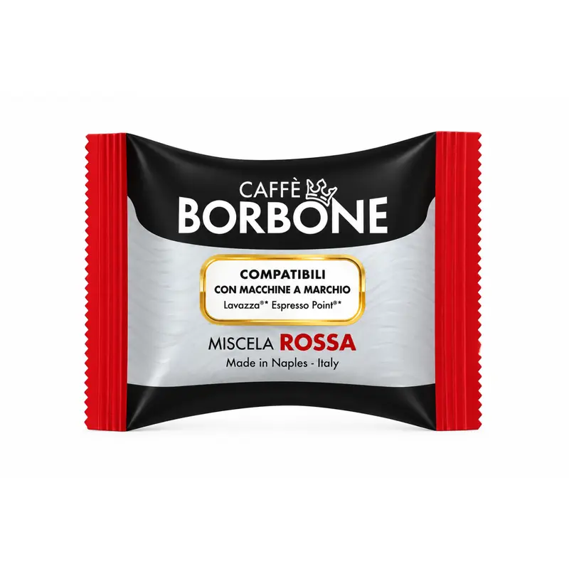 Caffè Borbone Rossa Kapseln – kompatibel mit Lavazza Espresso Point Kaffeemaschinen (BO11)