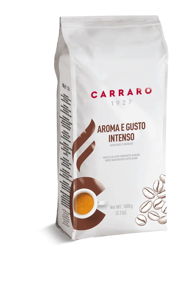 Caffè Carraro – Aroma e Gusto Intenso Bohnen 1000 g