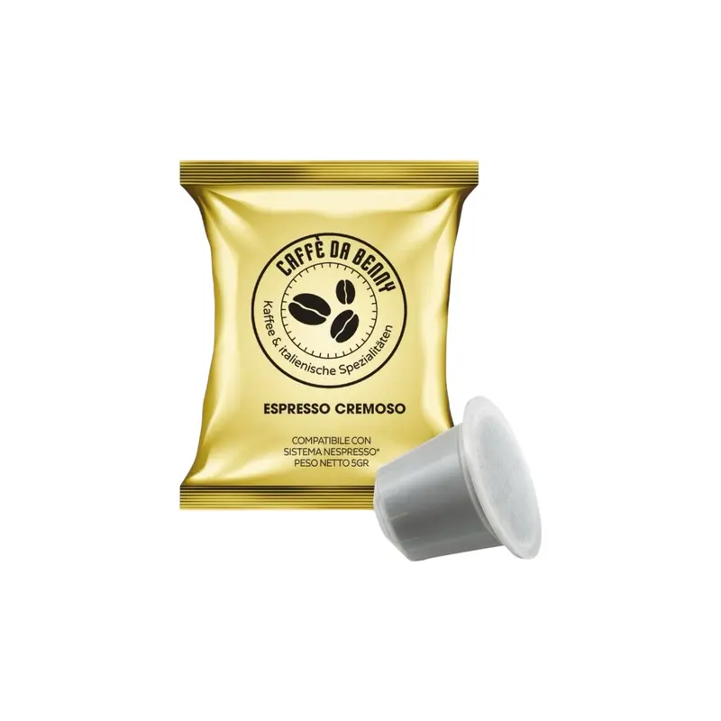 Caffè da Benny Espresso Cremoso 100 Nespresso®-kompatible Kapseln