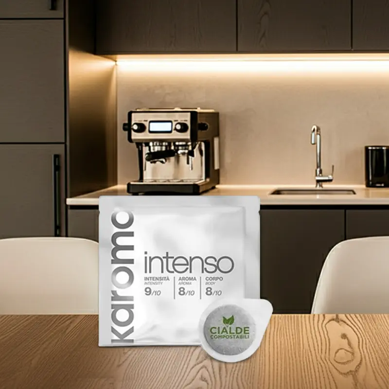 Caffè Karoma Intenso 50 E.S.E. Pads – Kräftiger Espresso