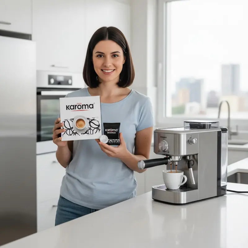 Caffe Karoma Intenso 60/40 - 100 Nespresso Kompatible Kapseln