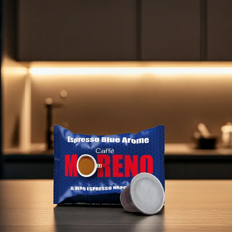 Caffè Moreno Espresso Blue Arome Nespresso Kompatible Kapseln