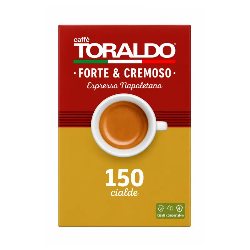 Caffè Toraldo Forte e Cremoso E.S.E. Kaffeepads 44 mm – 150 Stück (TO01)