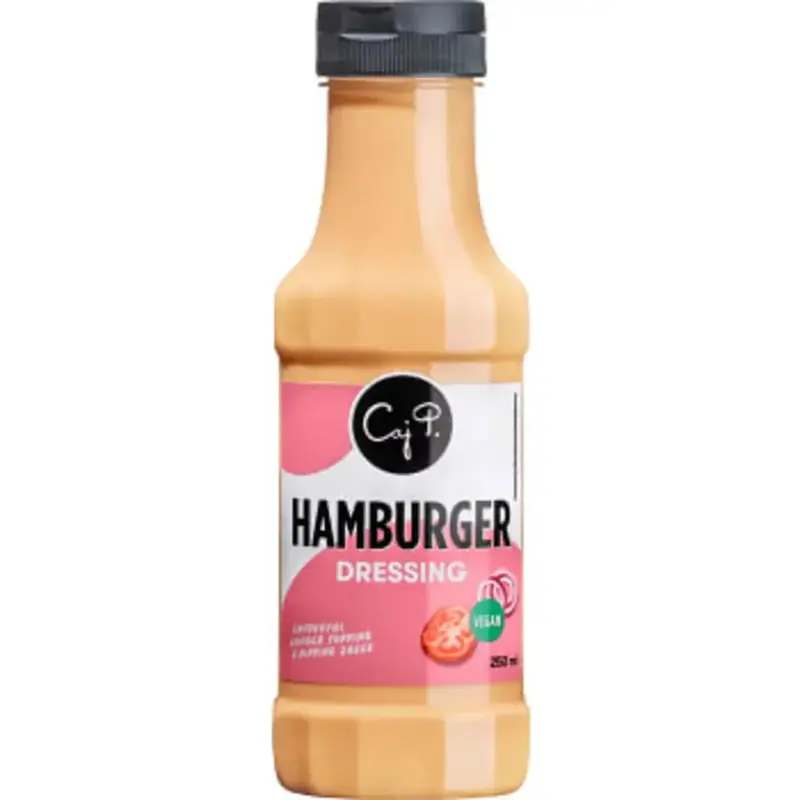 Caj P Hamburgerdressing - Hamburger dressing - 250 ml