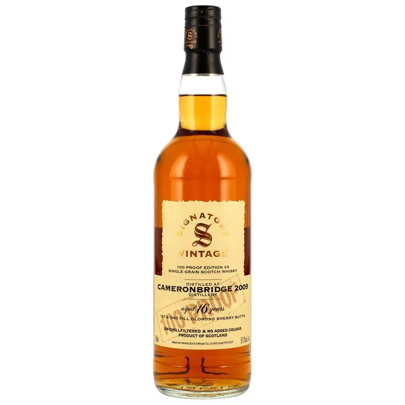Cameronbridge 2009/2025 - 16 y.o. - Signatory 100 PROOF Grain Edition #3