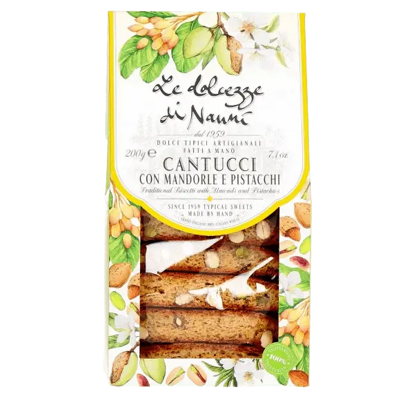 Cantucci Mandorle e Pistacchi 200g