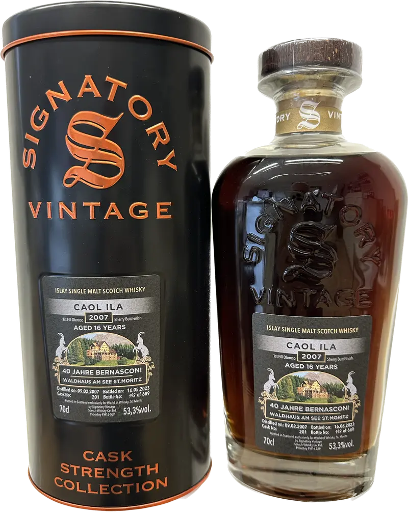 Caol Ila 16 Years Exklusiv St. Moritz 40 Jahre Jubiläum