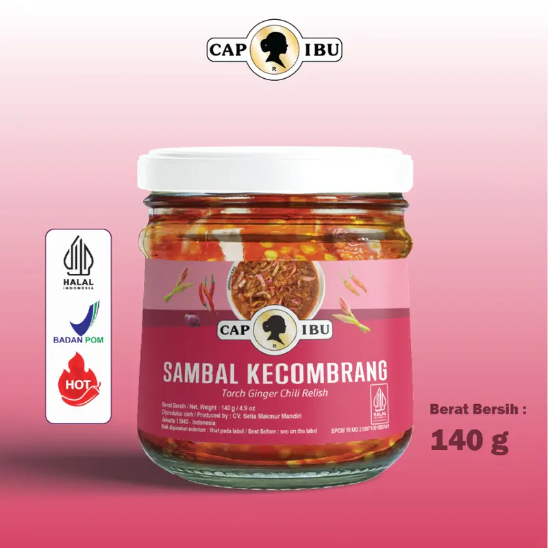 CAP IBU SAMBAL KECOMBRANG 200gr