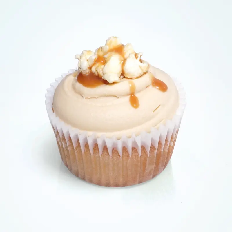 Caramel Popcorn Cupcake