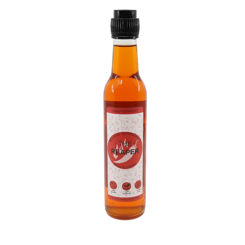 Carolina Reaper Chili Öl extrem scharf - Glasflasche 250ml