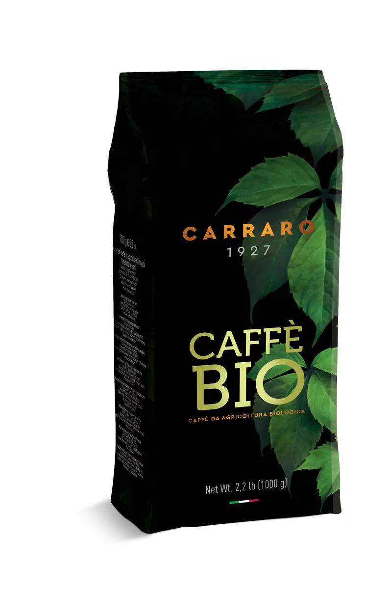 Carraro Bio – Kaffeebohnen 100 % Arabica | 1000 g Packung