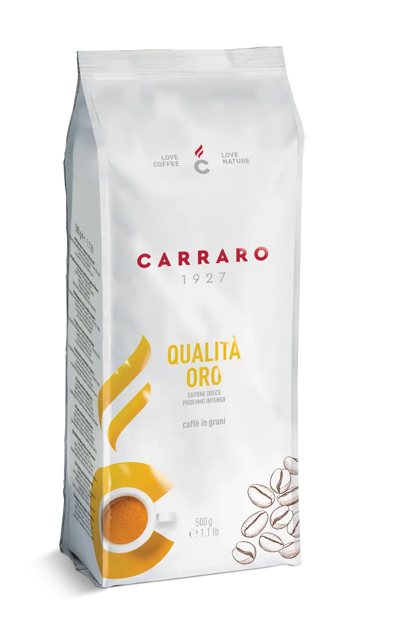Carraro Qualità Oro – Kaffeebohnen 500 g
