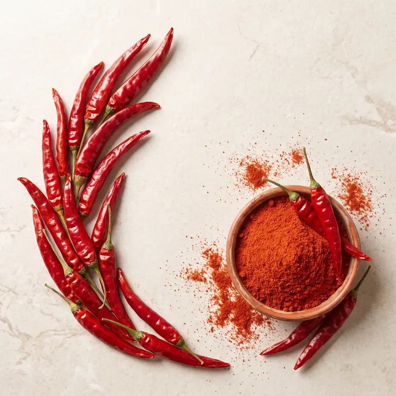 Cayenne Chilipulver | angenehm scharf, fruchtig | im Beutel | 50 g