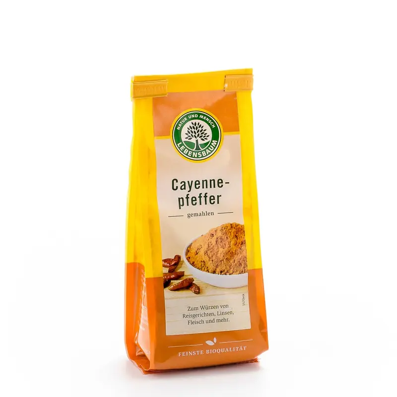 Cayennepfeffer gemahlen, EU Bio, 50g
