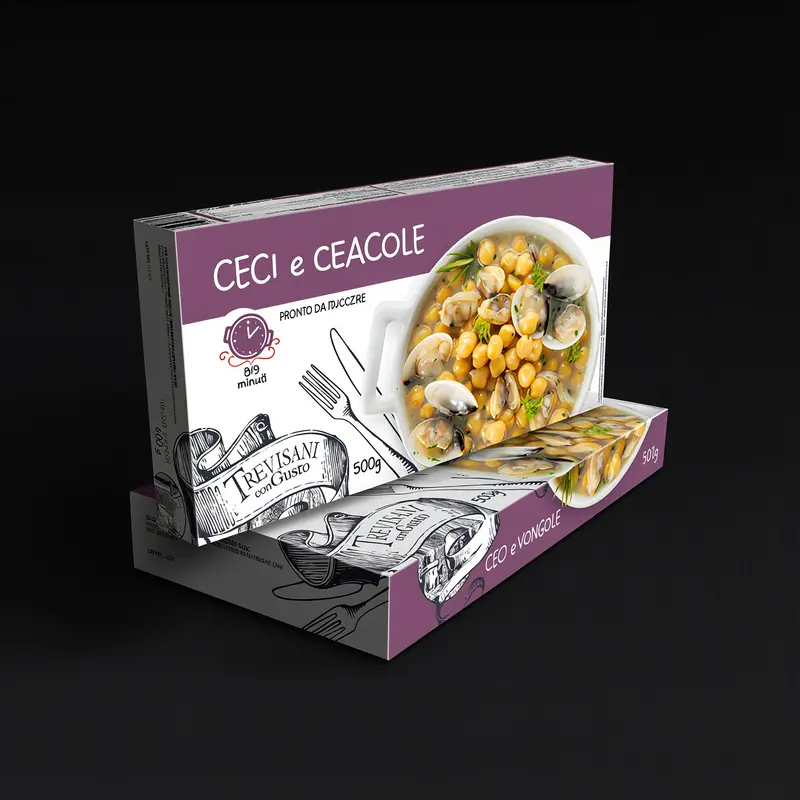 Ceci e Vongole, Kichererbsen mit Venusmuscheln, 500 g
