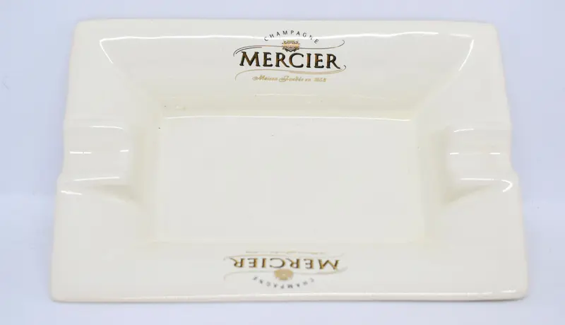 Cendrier Champagne Mercier - Blanc - Parfait pour cigare