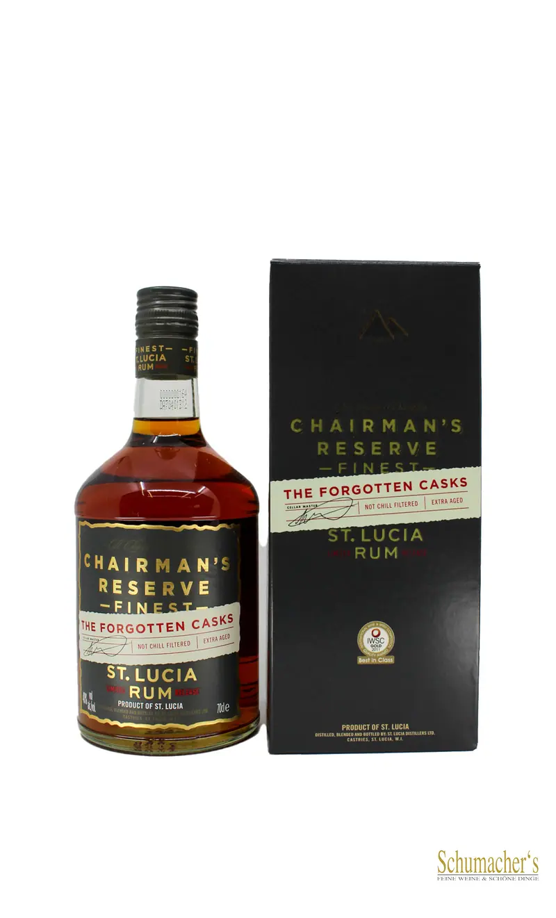 Chairman's Rum the forgotten Casks