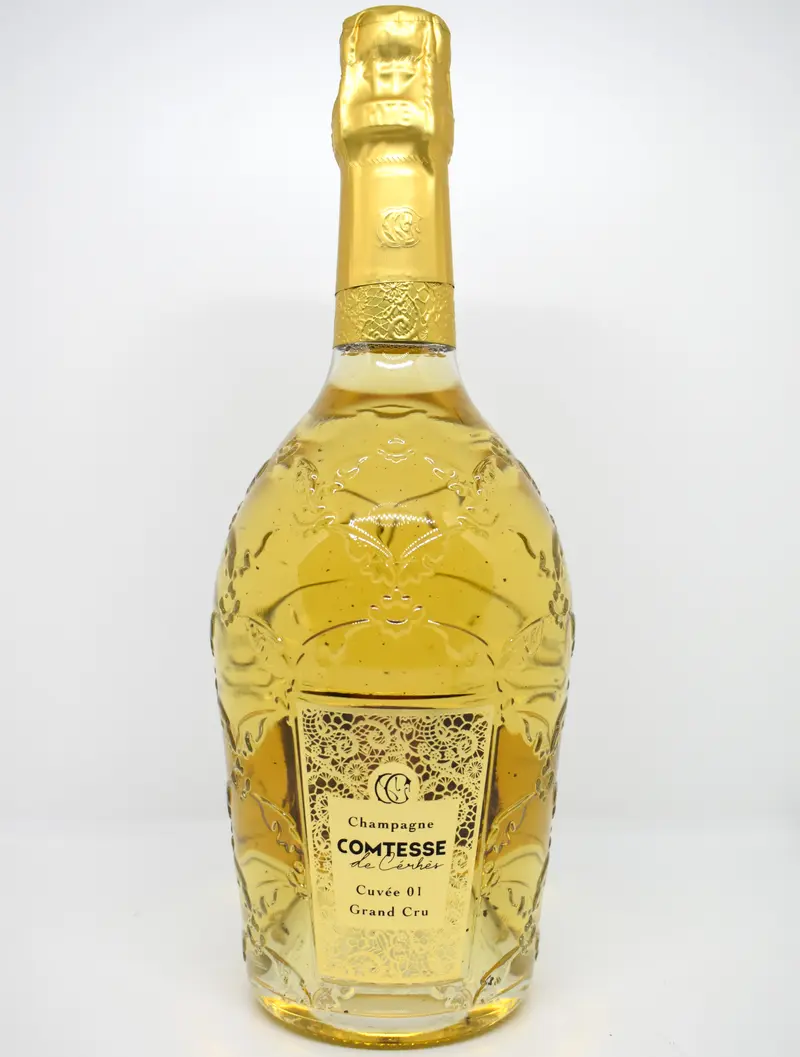 Champagne Comtesse de Cérhès - Cuvée 01 Grand Cru - Coffret Bois