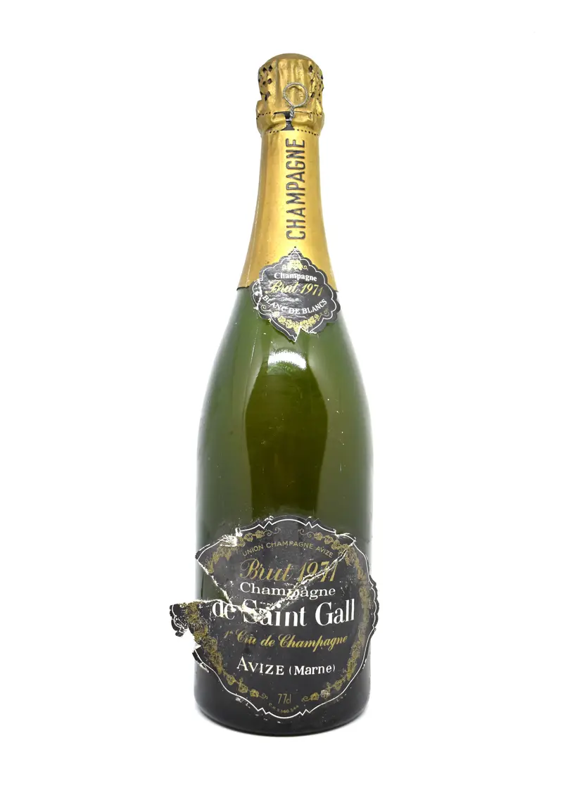 Champagne De Saint Gall - Brut Millésimé 1971 - Blanc de Blancs 1er cru