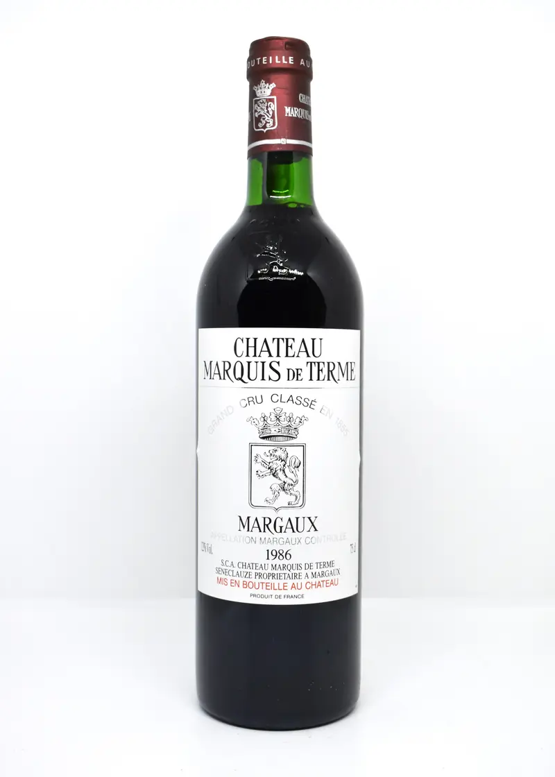 Château Marquis de Terme 1986 - Margaux