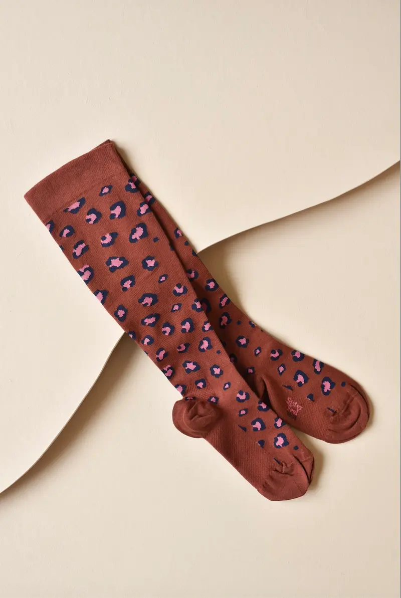 Chaussettes de contention Léopard