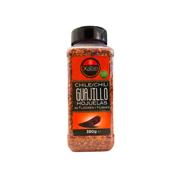 Chile Guajillo en Hojuelas – Xatzé 380g