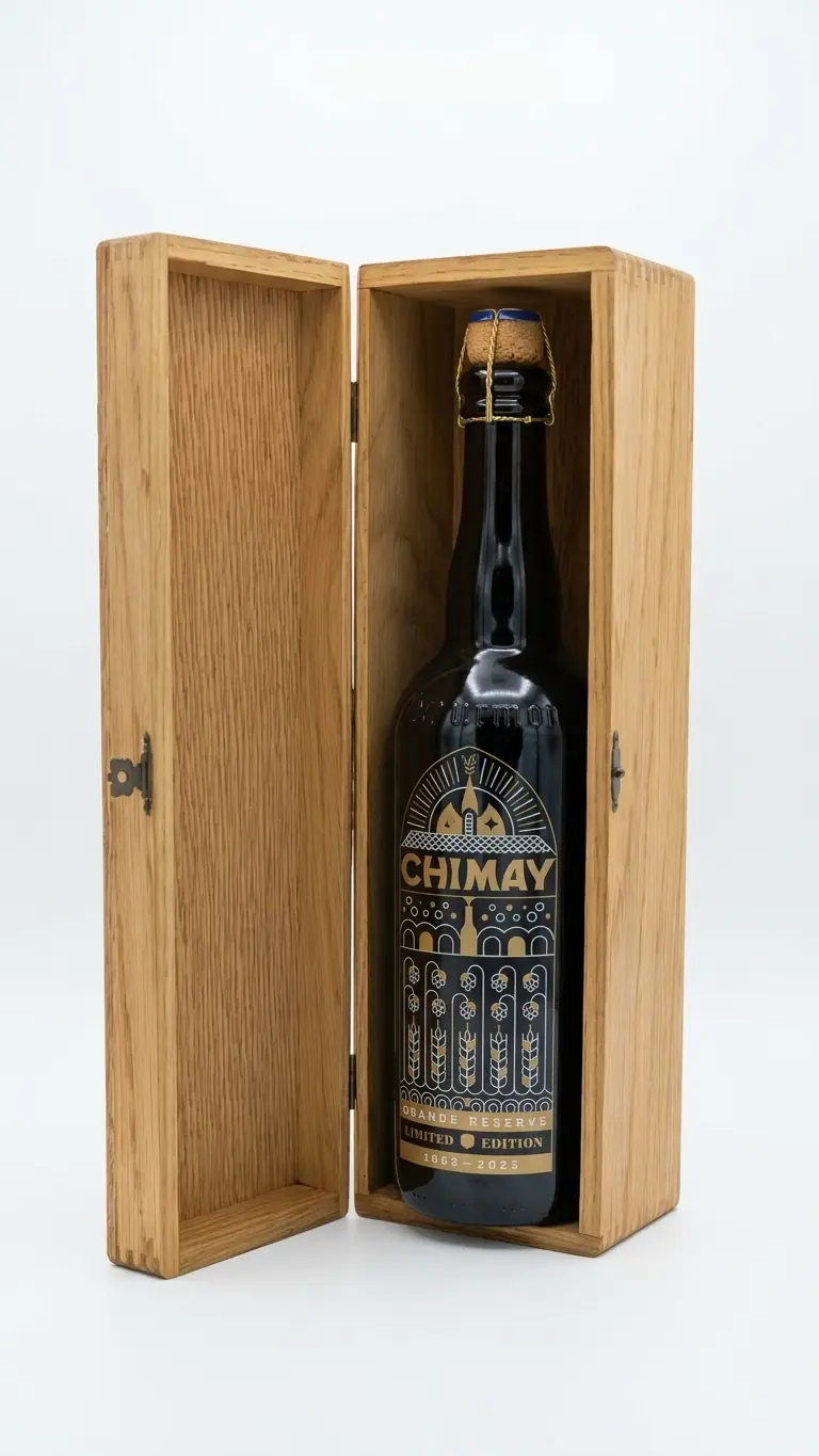 Chimay Grande Réserve Limited Edition 1866–2026 | Eichenholz-Geschenkbox | 75cl