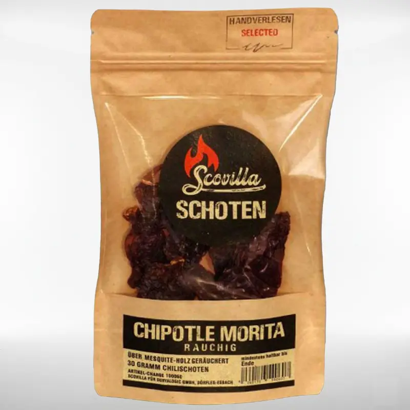 Chipotle Morita Chilis | rauchig, süssliche Noten | getrocknet | 30 g