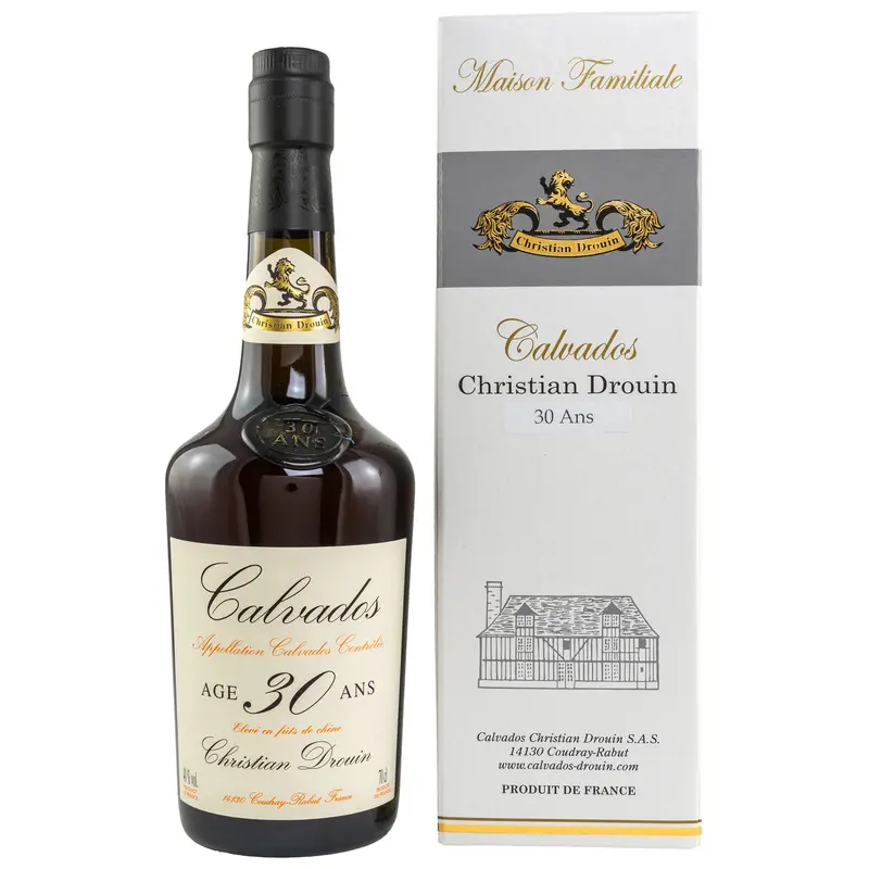 Christian Drouin 30 ans d'âge Calvados A.O.C