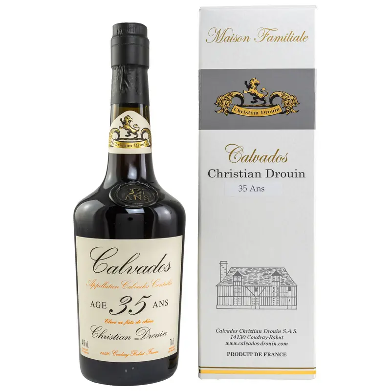 Christian Drouin 35 ans d'âge Calvados A.O.C