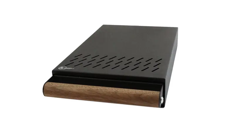 CKDC Ausklopf Schublade "ProCub 1" - Schwarz / Walnuss (20x30x5.5)