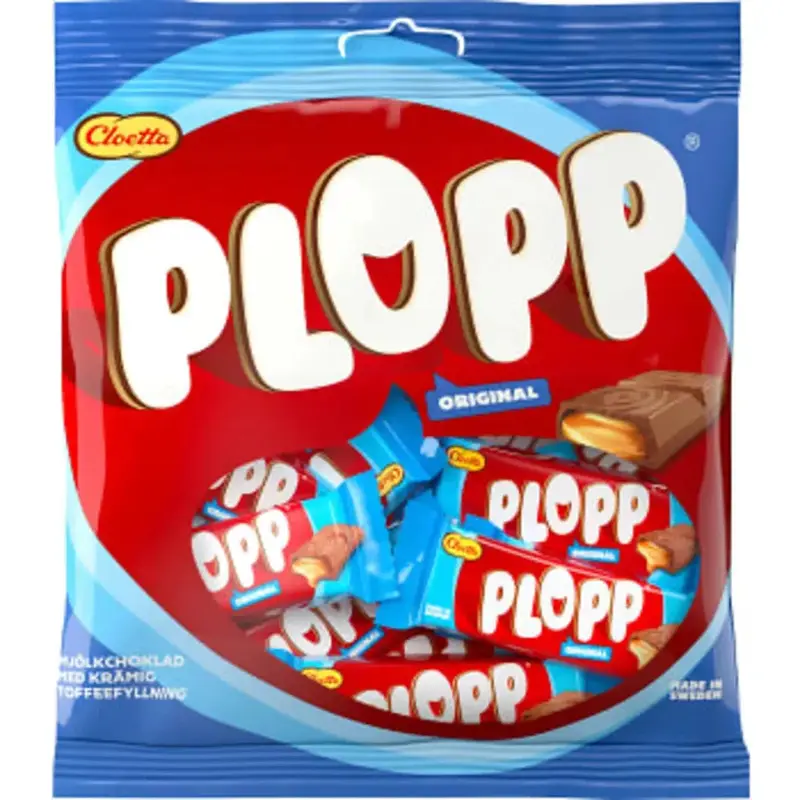 Cloetta Choklad Plopp mini påse - Chocolate Plopp mini bag - 158g