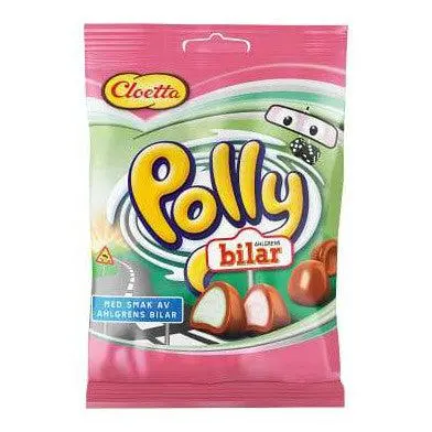 Cloetta Polly Bilar - Chocolate Covered Chewy 150 g