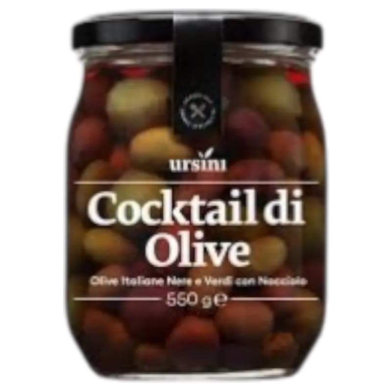Cocktail Oliven 550g