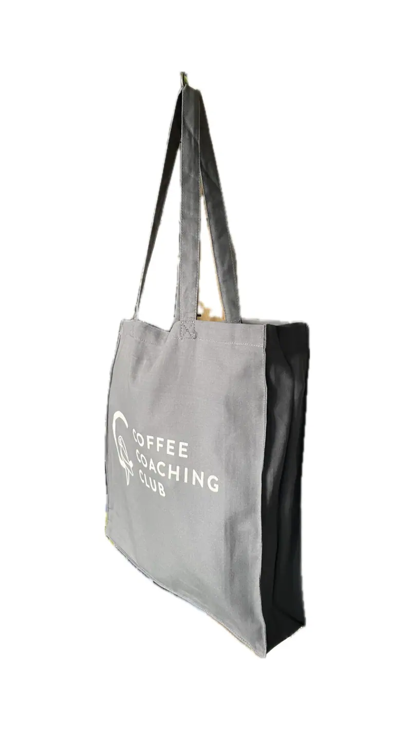 Coffee Coaching Club Tote Bag - Edelgrau