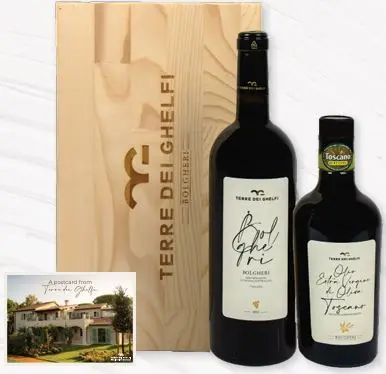 Coffret Expérience vin & huile d'olive