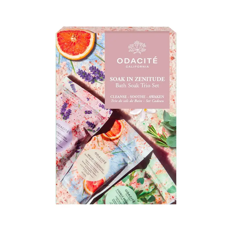 Coffret sels de bain bio Soak in Zenitude