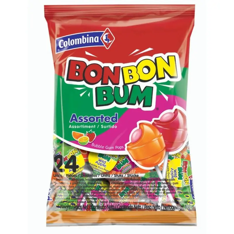 Colombina Bon Bon Bum Assortiment 408g