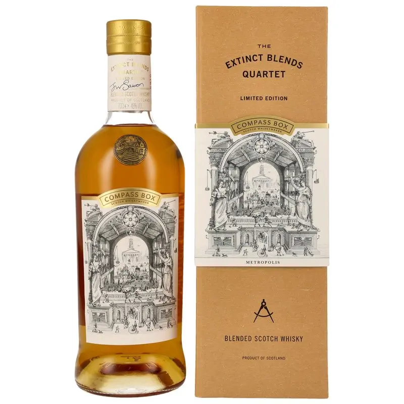 Compass Box Metropolis - The Extinct Blends Quartet