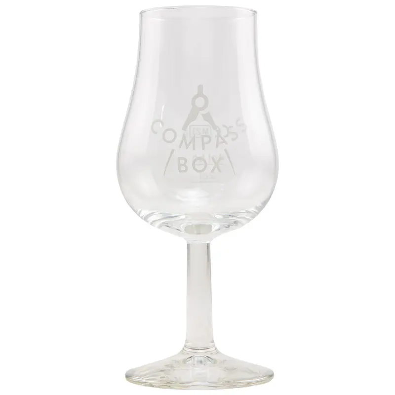Compass Box Tasting Glas Form Tulpe mit 2/4cl Eichstrich ohne Deckel